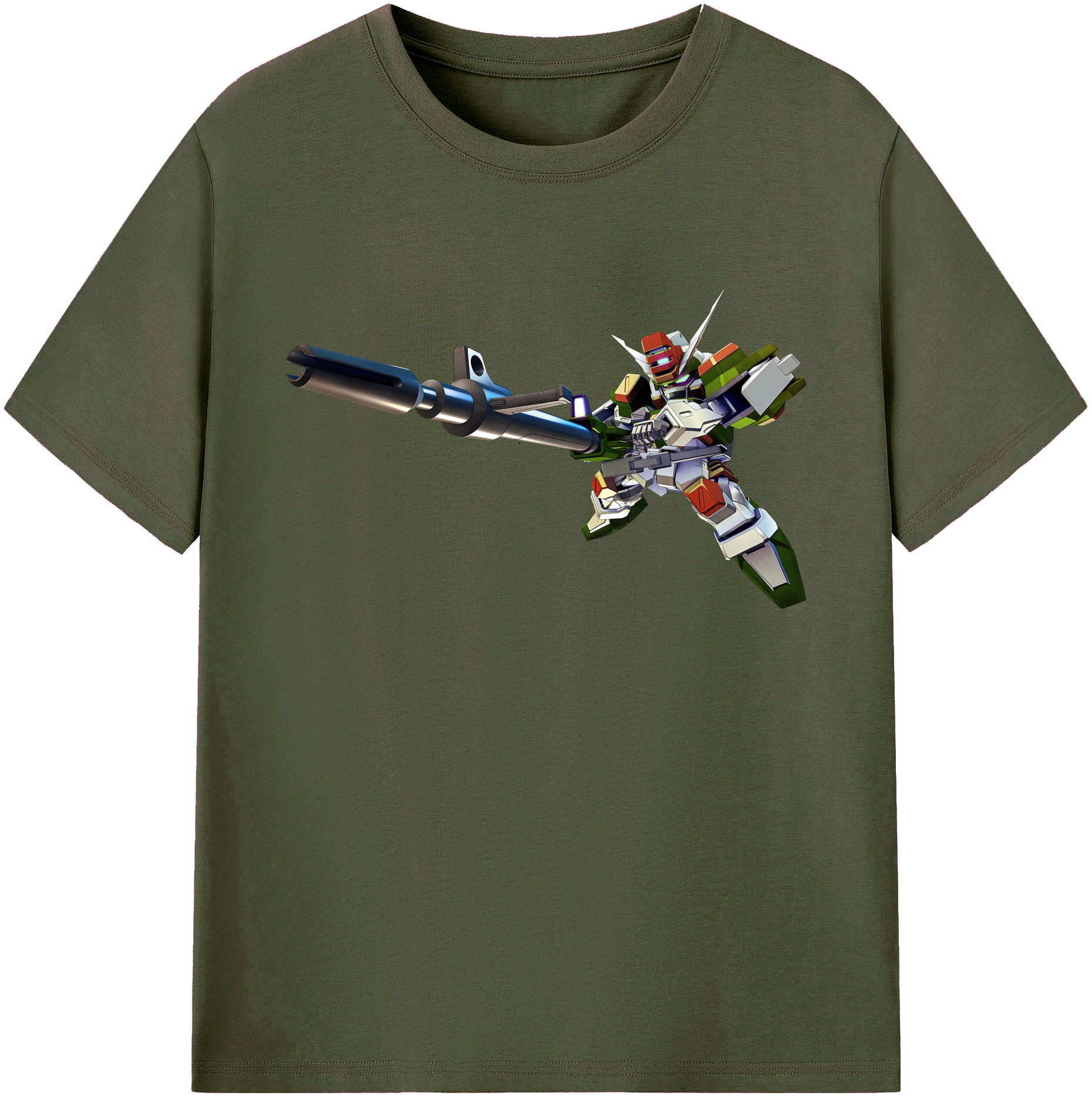 （画像用） 機動戦士ガンダム Mobile Suit Gundam 綿100％ メンズ半袖Tシャツ｜肌触りやわらか＆通気性